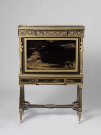 Drop-front secretary (secrétaire à abattant)