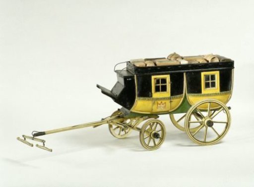 Model of a Stagecoach Amsterdam-Ghent