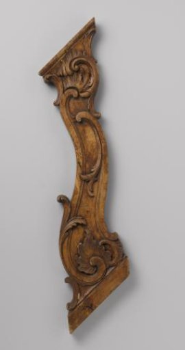 Baluster with punched C- and S-scrolls