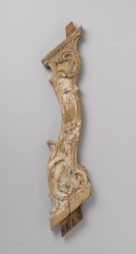 Baluster with carved C- and S-scrolls