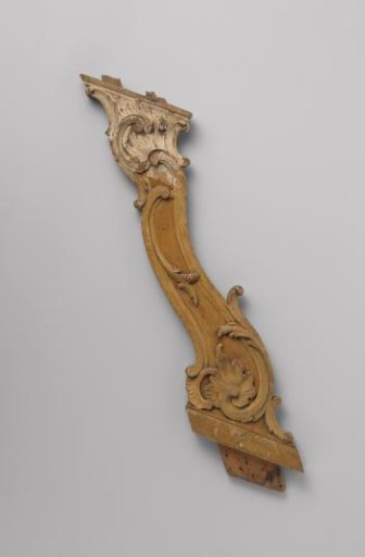 Baluster with punched C- and S-scrolls