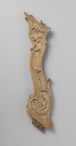 Baluster with punched C- and S-scrolls