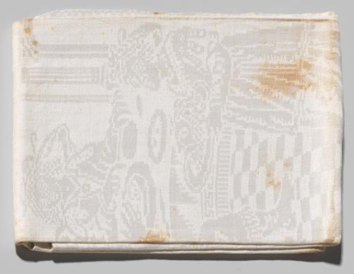 Napkin with the history of John the Baptist