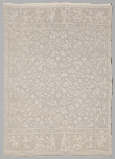 Tablecloth with a floral pattern