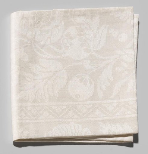 Napkin with a floral pattern