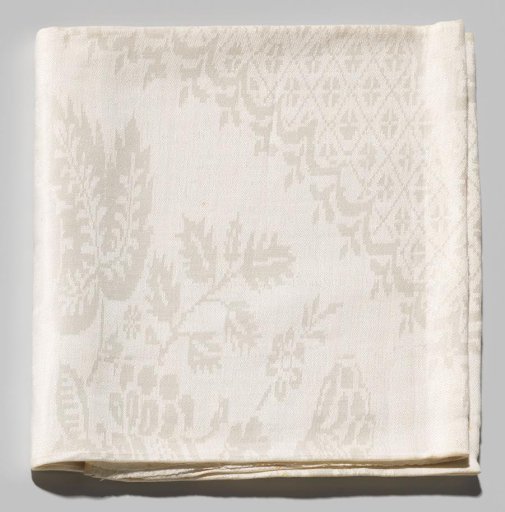 Tablecloth with flower vase