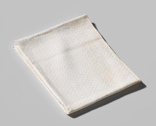 Tablecloth with cross-stitch pattern