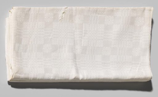 Tablecloth with a diaper pattern