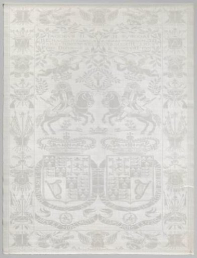 Napkin with James II of England