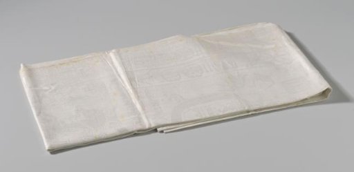 Tablecloth with scenes from the War of the Spanish Succession
