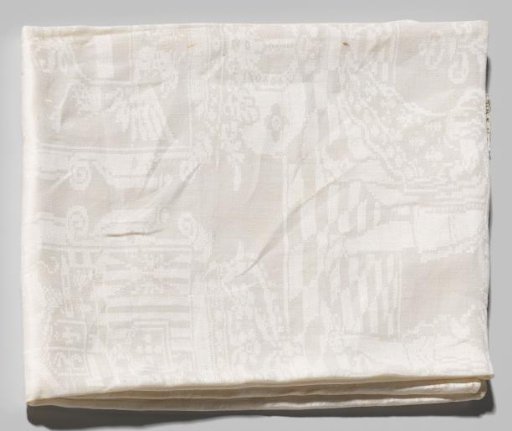 Tablecloth with the Peace Treaty of Rijswijk