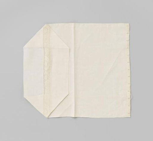 Linen pillowcase with an insert of Dutch lace