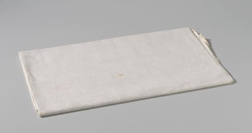 Tablecloth with the coat of arms of Cornelis Hop