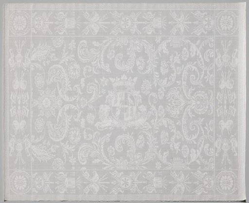 Napkin with the coat of arms of Cornelis Hop
