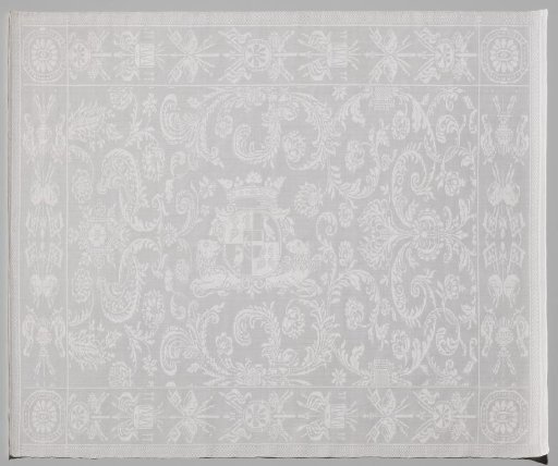 Napkin with the coat of arms of Cornelis Hop