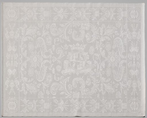 Napkin with the coat of arms of Cornelis Hop
