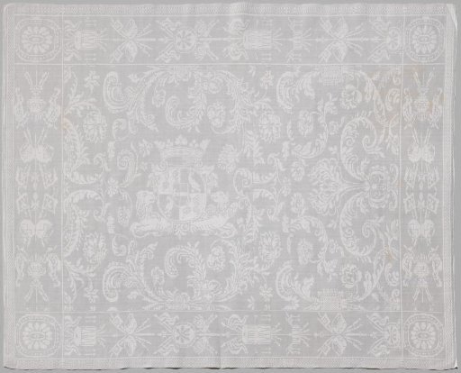 Napkin With The Coat Of Arms Of Cornelis Hop