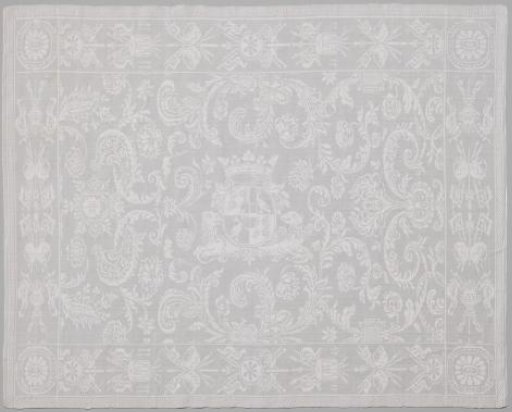Napkin with the coat of arms of Cornelis Hop