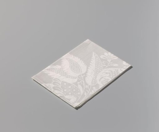 Napkin with a bouquet of flowers
