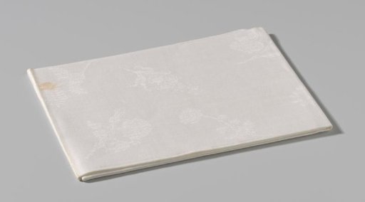 Napkin with a floral pattern