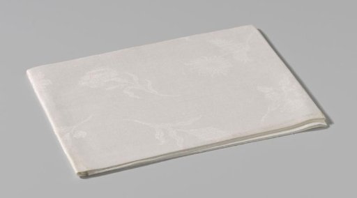 Napkin with a floral pattern