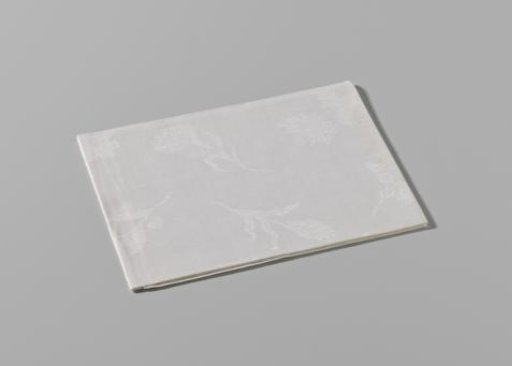 Napkin with a floral pattern