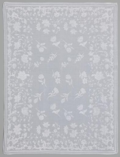 Tablecloth with a floral pattern