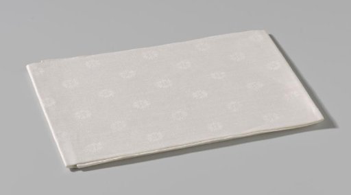Napkin with a floral pattern