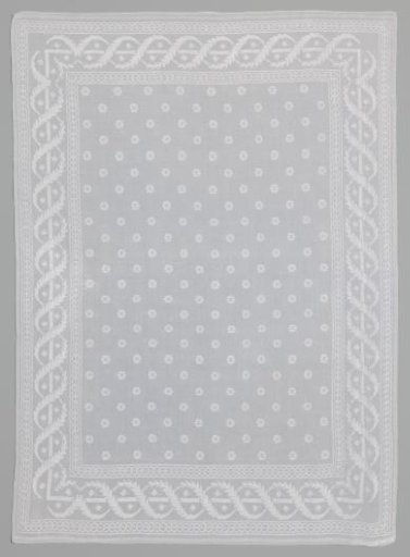 Napkin with a floral pattern