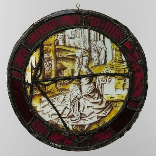Pane with a Representation of Chaste Susanna (Susanna and Daniel)