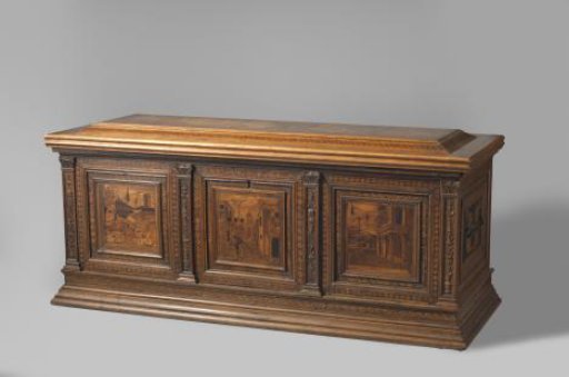 Walnut cassone