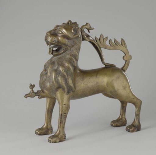 Aquamanile in the form of a lion