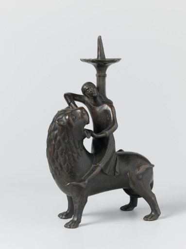 Candlestick: Samson and the Lion