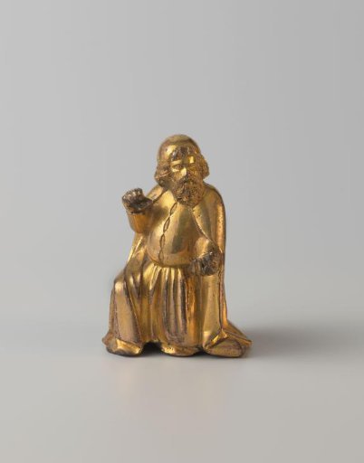 Two kneeling prophets (from a reliquary shrine)