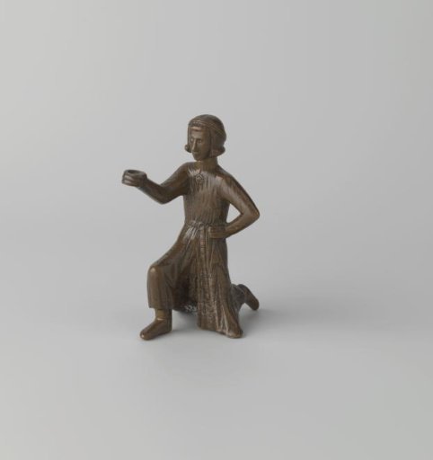 Kneeling Young Man, Possibly a Candlestick