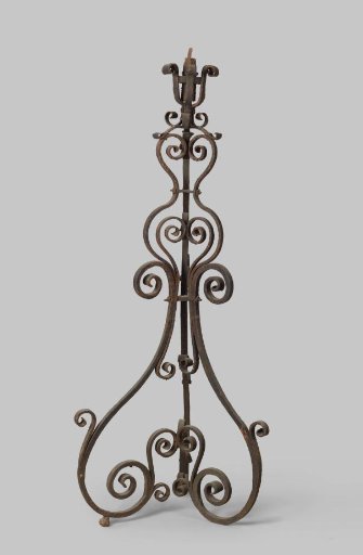 Standard of iron, with S-scrolls