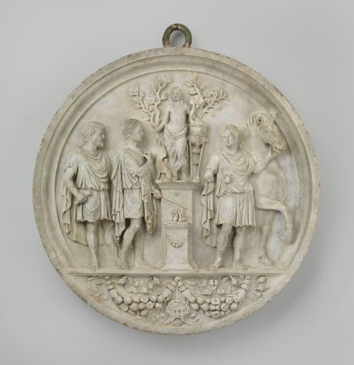 Offering to Apollo, tondo