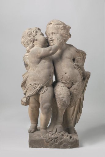 A Girl Kissing a Satyr Boy, Allegory of Love