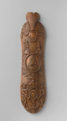 Palmwood File with Medallion Portrait