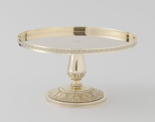 Tea tray, cake stands, jam dish, sugar bowls, coffee pot and milk jug