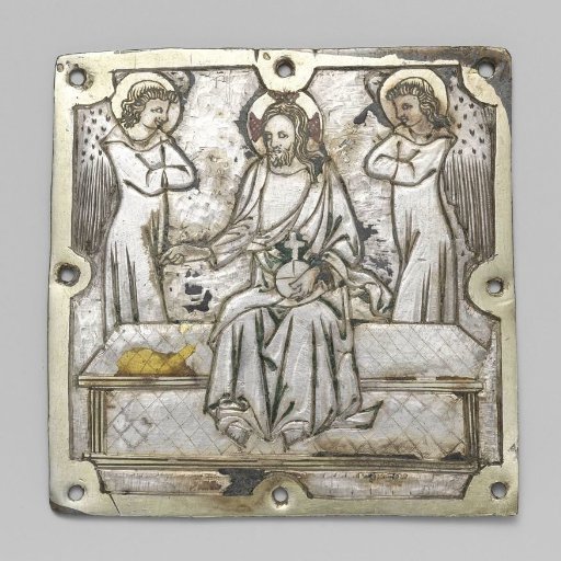 Plaquette depicting Christ on a sarcophagus