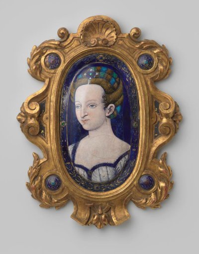 Plaquette with a female portrait