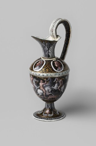 Jug with a representation of a cavalry fight