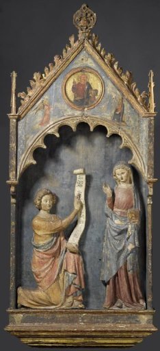 Annunciation, in architectural framing