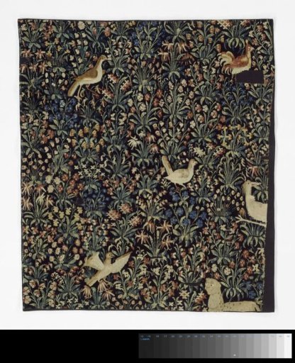 Millefleurs with Animals (Fragment)