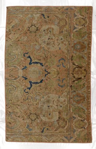 Fragment of a silk carpet