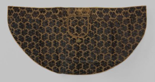Choir Cap of Velvet Brocade