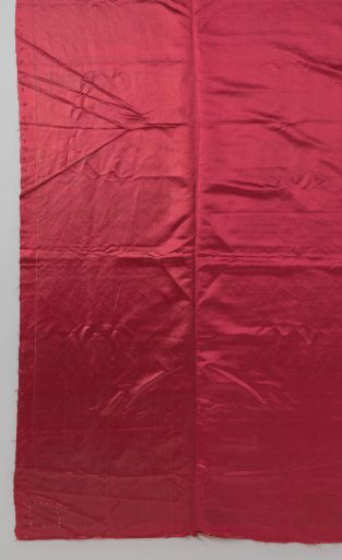 Wall Hanging of Cerise Satin
