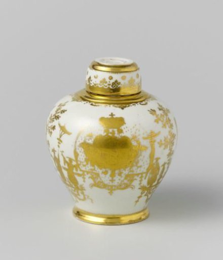 Tea caddy with the arms of the Dukes of Lorraine