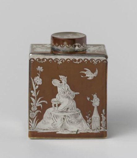 Lidded tea caddy